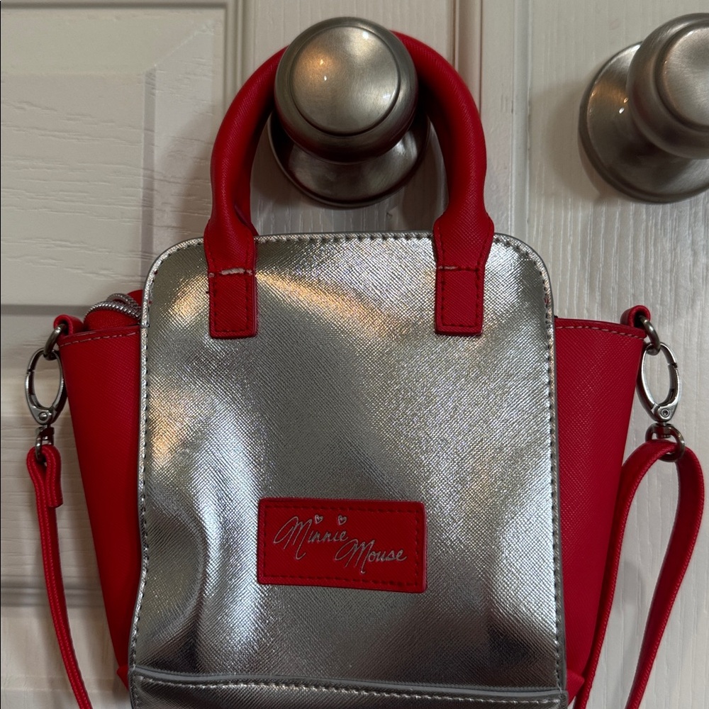 Girls Disney Red and Silver Mini Bag Purse - Picture 3 of 6